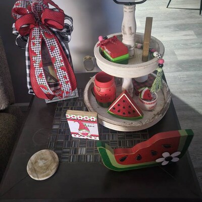 Spring Blocks Spring Tiered Tray Decor Wood Spring Decor Stacking ...