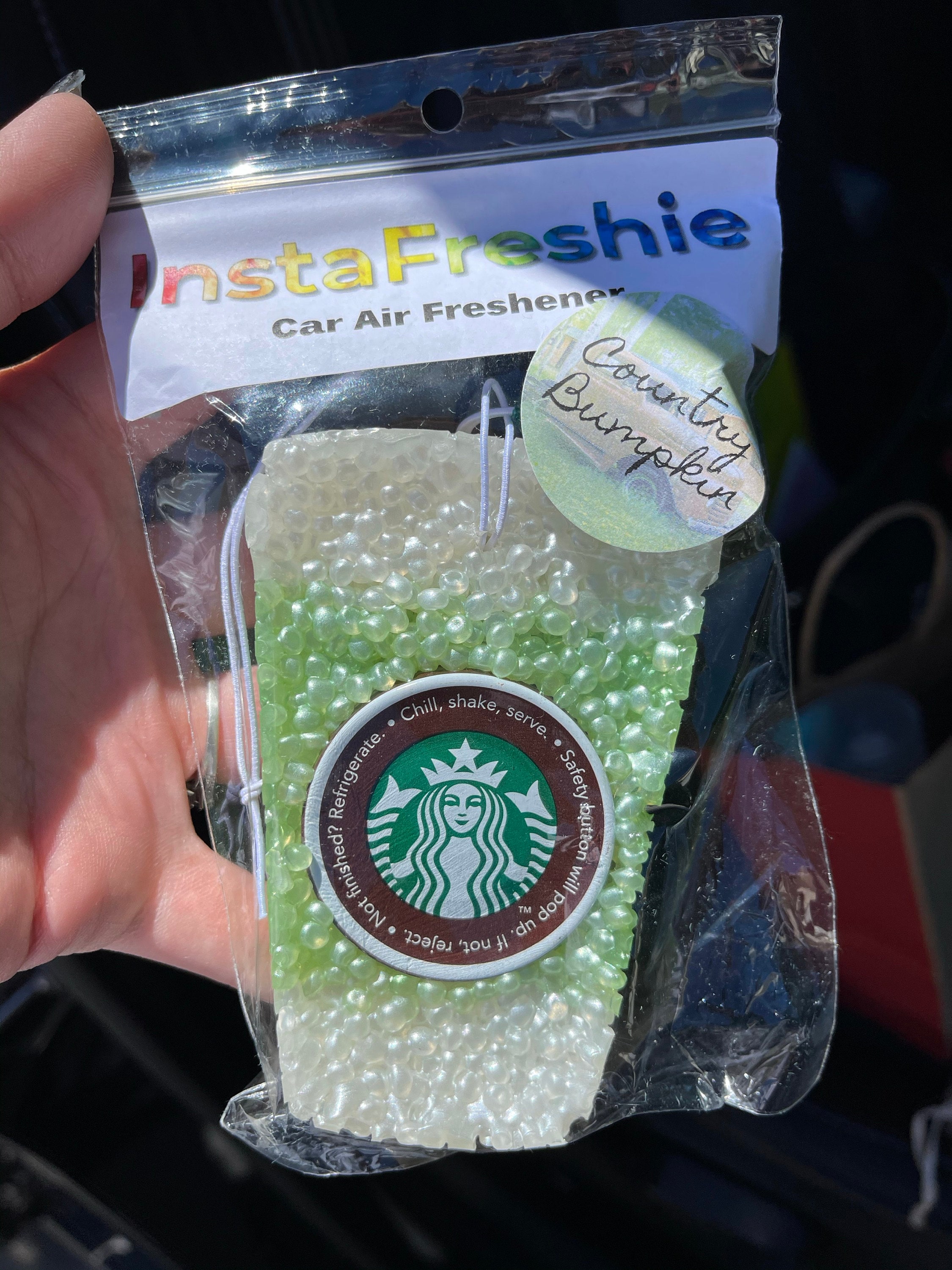 Starbucks Coffee Cup Aroma Car Air Freshie Freshener Aromie