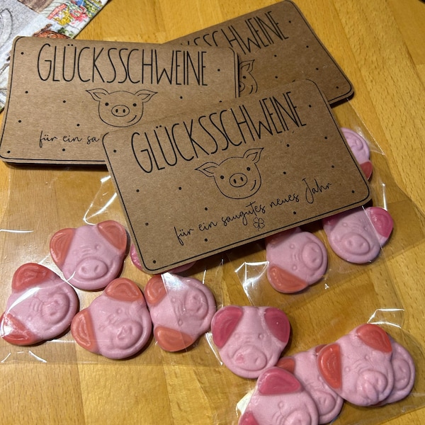 Forbabe 6er Set Glücksbringer Silvester, Neujahrsg Produktbild-Vorschau 4