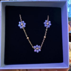 Review photo by Lisa for Waterproof Daisy Flower Necklace