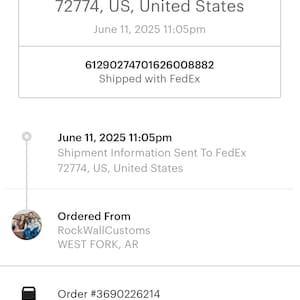 Ashton added a photo of their purchase