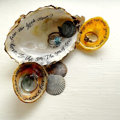 Love Life Live . Oyster Shell Calligraphy . Word Art . Beautiful ...