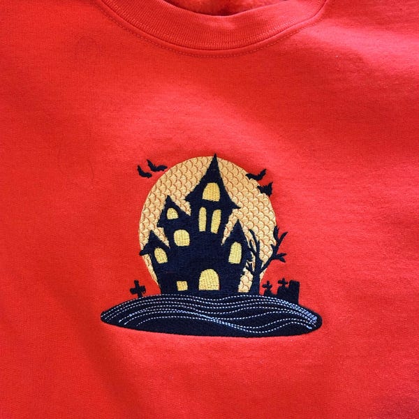 Embroidered Christmas Sweater-Bust 48