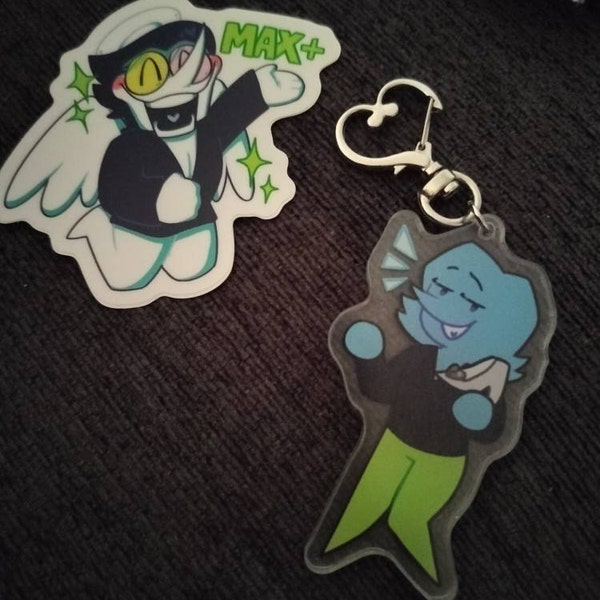 Addison/spamton Keychain - Etsy