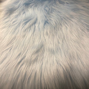 BABY BLUE Faux Fur by Trendy Luxe, 2 Pile Faux Fur, Plush & Soft Baby ...