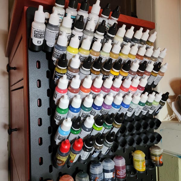 17ml/18ml Paint Display, Vallejo Storage, Paint Rack Holder | Angle ...