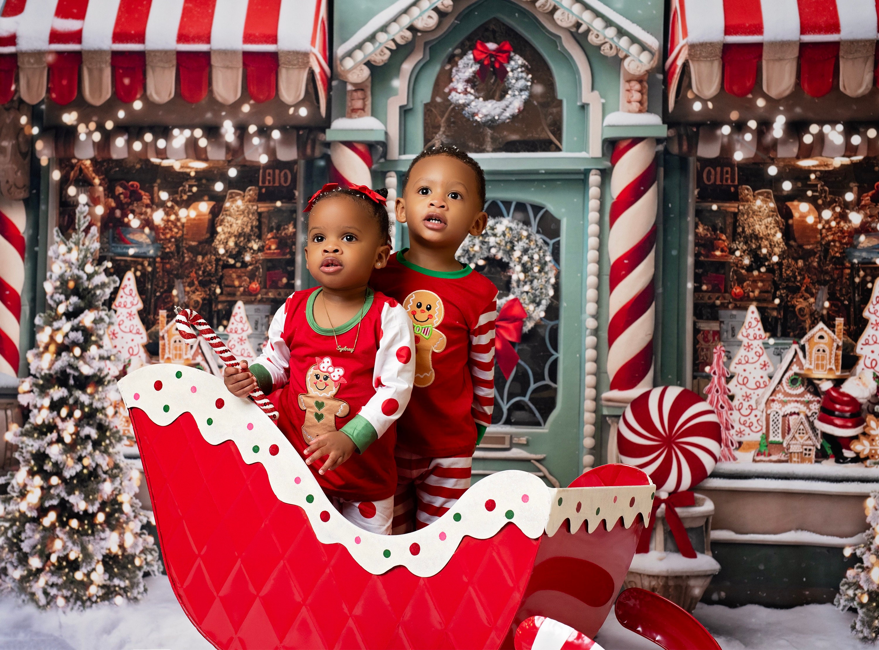Sibling Christmas Gingerbread Christmas Toddler Pajamas , Boys Christmas Pajamas. Toddler Christmas, Girls PajamaToddler Christmas Pajamas ,