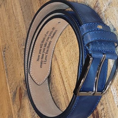 Custom Handmade Belt Anniversary Gift Father's Day - Etsy