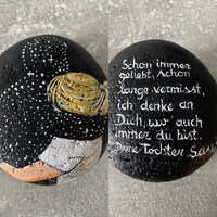Gedenkstein Für Opa – 2-seitig, 10,2 Cm, Mit Kardinal-Motiv & Holzherz, Weihnachts-Dekoration