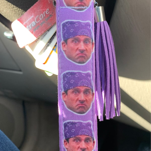 Prison Mike Keychain Wristlet | Michael Scott | Office Gifts for Best ...