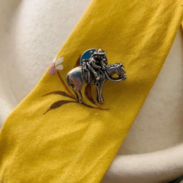 Cowboy Lapel Pin- CC628- Cowboy, Equestrian, Equine, Rodeo, and ...