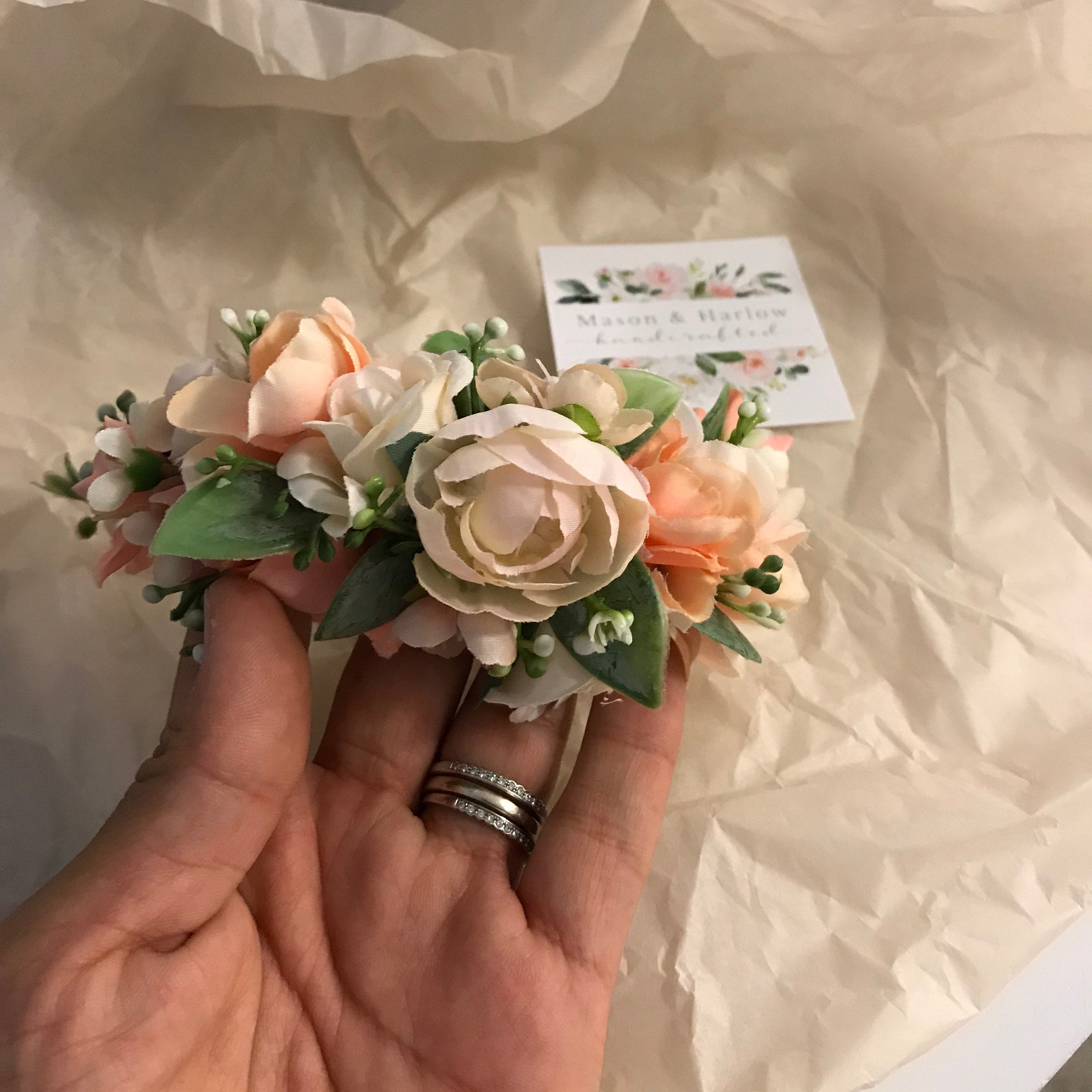 flower-crown-toddler-flower-crown-newborn-nylon-flower-crown-baby