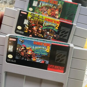 Donkey Kong Country 3: Dixie Kong's Double Trouble (SNES) - Etsy