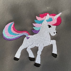 Embroidery Design Rainbow Unicorn 4x4' DIGITAL DOWNLOAD | Etsy