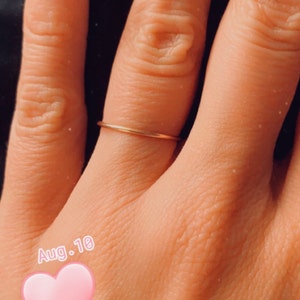 Customer photo from Andrea Jeanette, Raw Garnet Ring in Yellow Gold