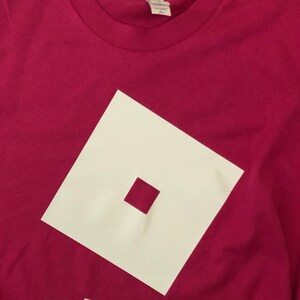 Youth T-Shirt Roblox Block Logo Game Accent New Way 1168