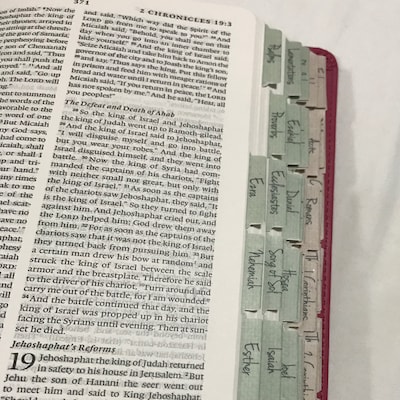 Blank DIY Bible Tabs Printable Blank Bible Tabs Double Sided Bible Tabs ...
