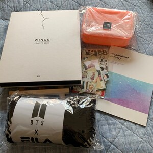 BTS Bangtan Boys Official Sealed Unused FILA Blanket Tour in Seoul