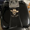 Premium Python Antique Brown Leather Motorcycle Lever Covers - Pair, Handcrafted In USA