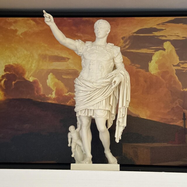 プリマポルタのアウグストゥス 高さ60cm , ローマ帝国 プリマポルタのアウグストゥス 高さ60cm , ローマ帝国 - メルカリ
