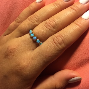 Gold Ring, Opal Gold Ring, Opal Jewelry, Gold Jewelry, Opal Ring, Gift