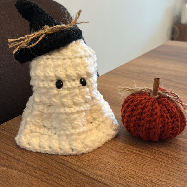 A customer's finished Wheat Stitch Ghost Crochet Pattern