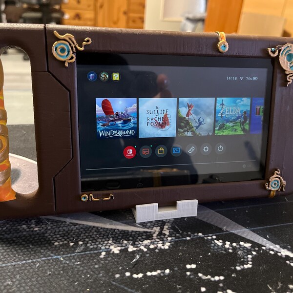 Nintendo Switch Purah Pad Case 3d Print Tears of the Kingdom Cosplay ...