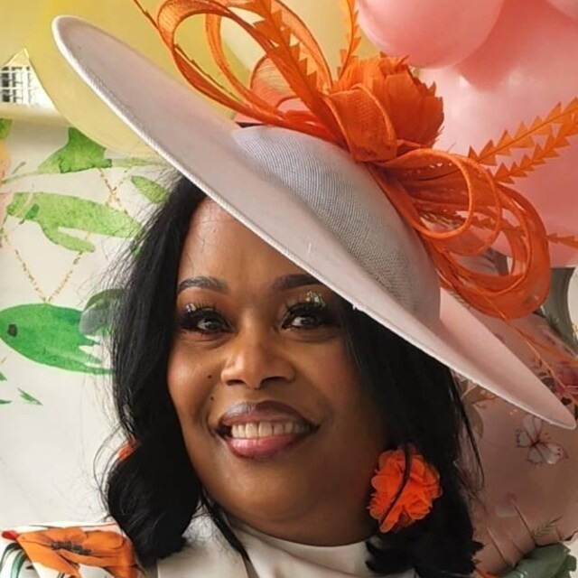 Large Black and Hot Pink Kentucky Derby Hat: Wedding Church  display picture 2