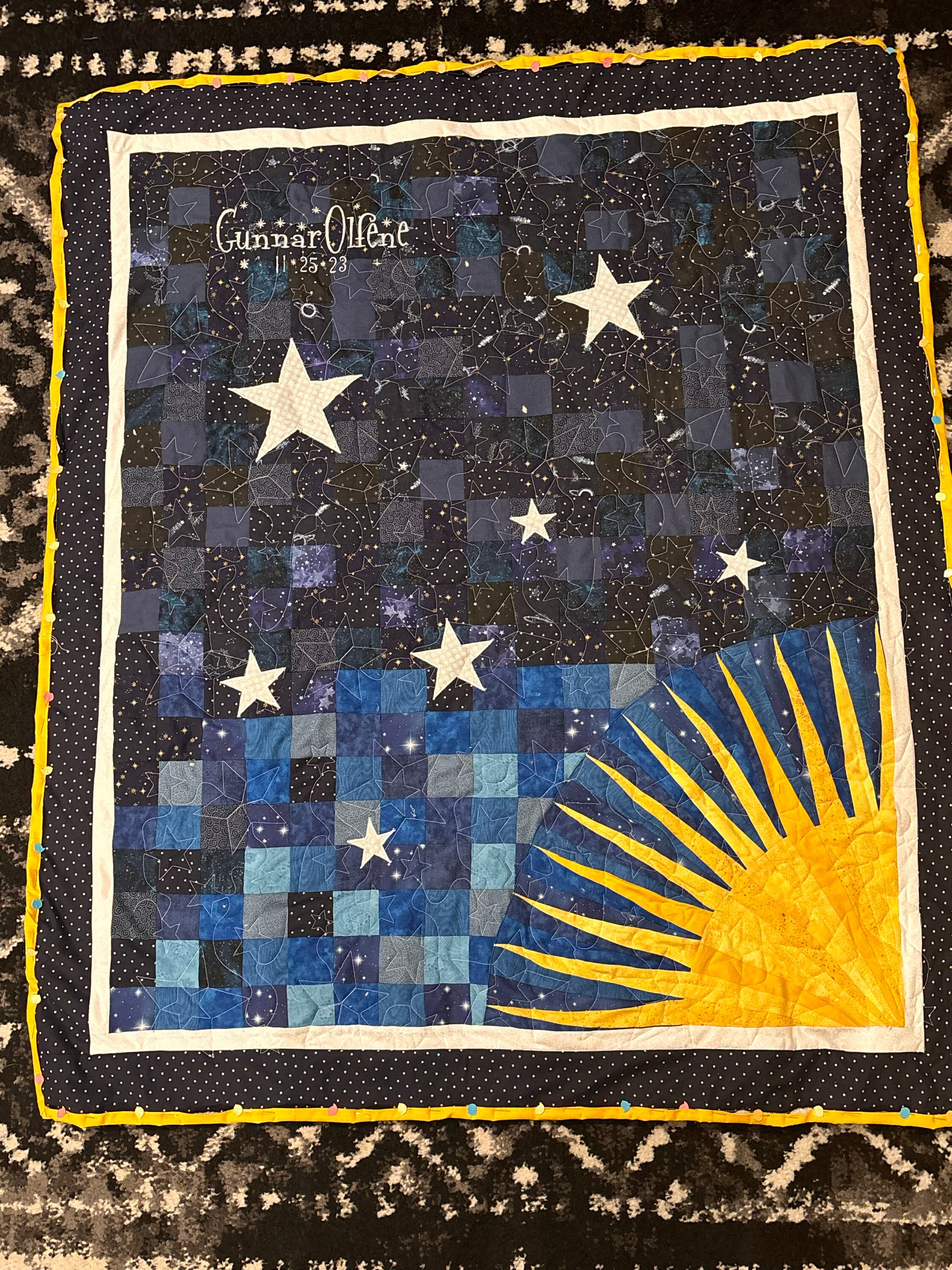 Customer photo for Star - Embroidery design