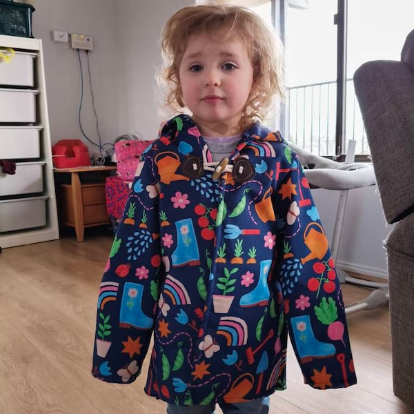 Kids Coloth Pattern Coat Sewing Pattern for Kids, Girl Coat Pattern, Kids Pattern, PDF ...