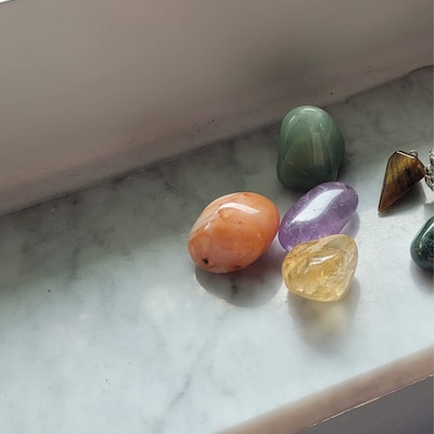 Aquarius Healing Stones / Zodiac Stones Set / Birthday Gift for