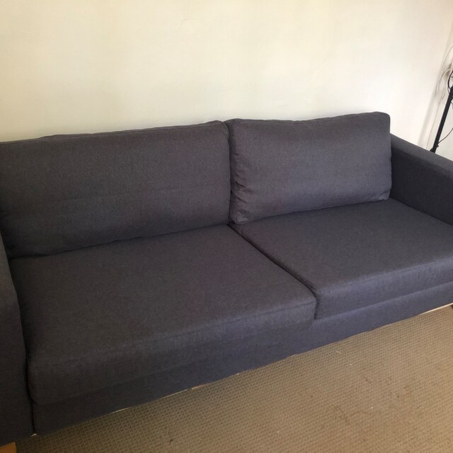 新品　IKEA Karlstad カルルスタード　カバー　ダークグレー Amazon｜MASTERS OF COVERS スリップカバーのみ!Karlstad交換用