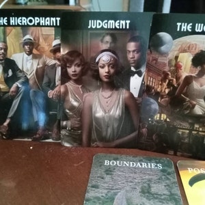Harlem Renaissance Tarot Deck 22 Large Size Major Arcana Cards Black ...