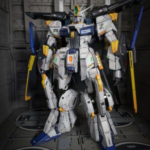 Enhanced 1/100 MG MSZ-010 ZZ Gundam 3d-printed Resin Conversion