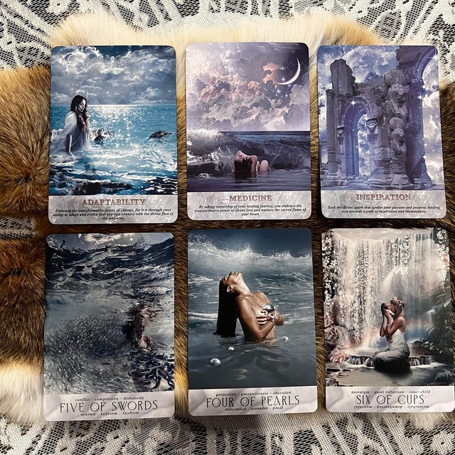 Pearls of Wisdom Oracle Card Deck | Gold Foil Oracle Cards
