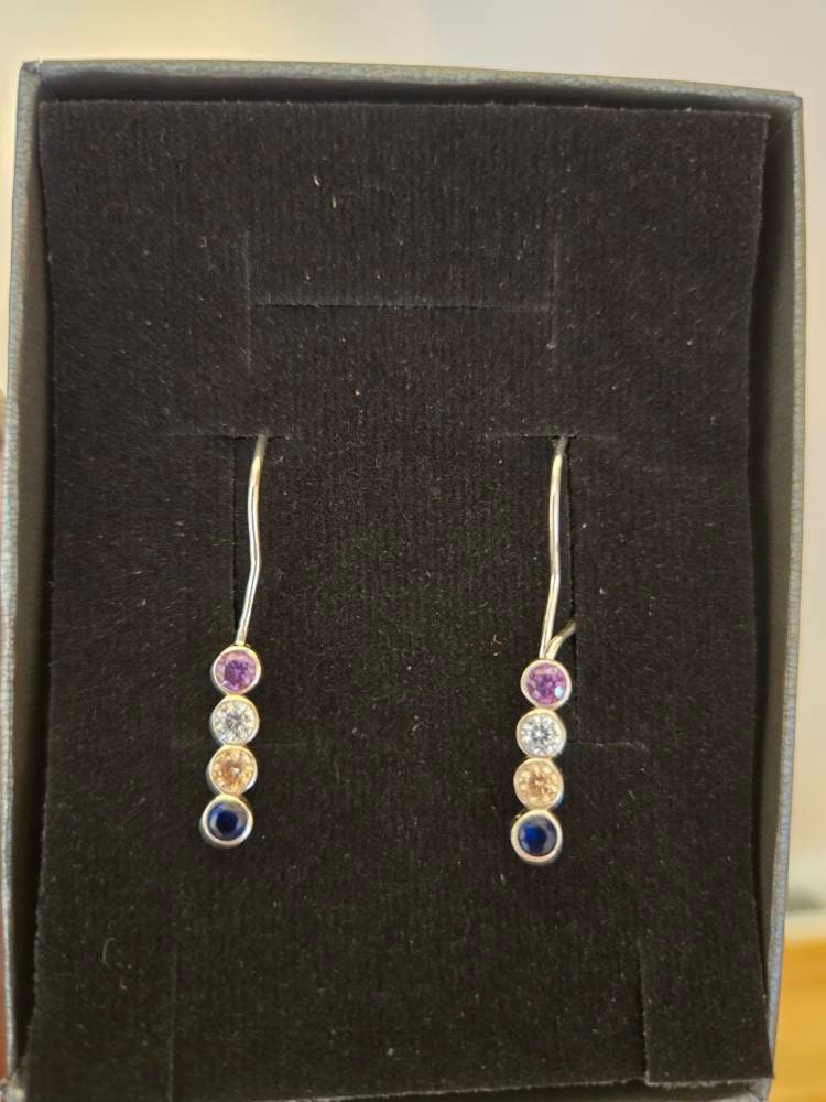 Mothers Day Gift for Mom From Daughter - Family Birthstone Earrings - Mothers Gift from Daughter - Birthstone Earrings - Custom Mom Gift
