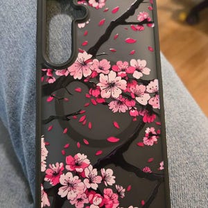 Cherry Blossom iPhone 17 Pro Max Case, Floral Sakura Phone Cover