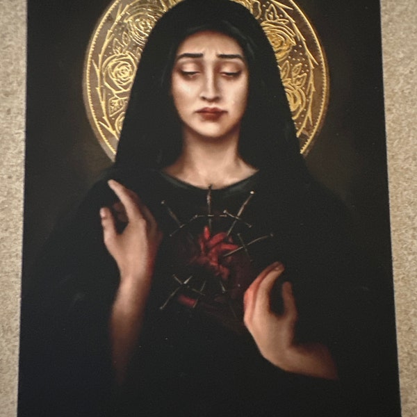 Our Lady of Sorrows, Mater Dolorosa Catholic Fine Art Print - Etsy