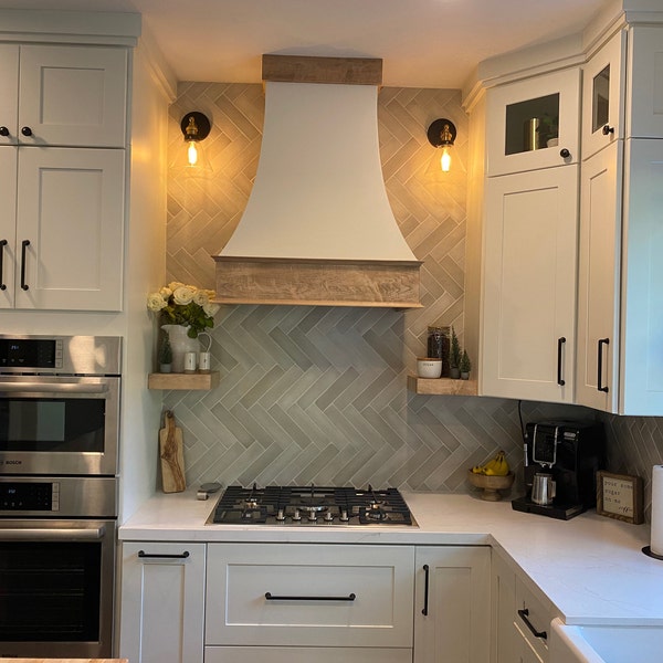 Chimney Style Custom Wood Range Hood - Etsy