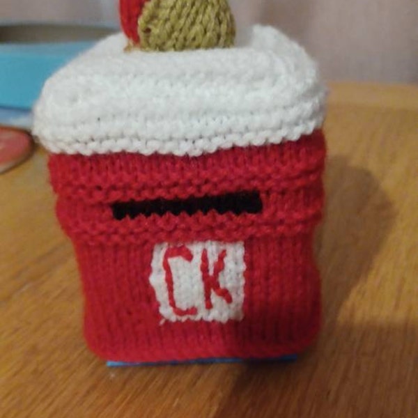 PDF KNITTING PATTERN Winter Post Box Chocolate Orange Cover, Christmas ...