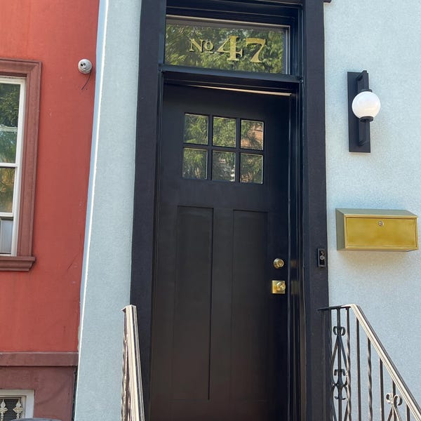 Transom Window Lettering Transom Address Numbers - Color Options - House Home Building Office ...