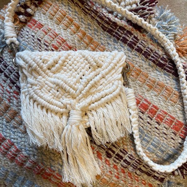 DIY Bag - Macrame Soulder Purse PDF Pattern - Etsy