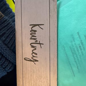 Kourtney added a photo of their purchase