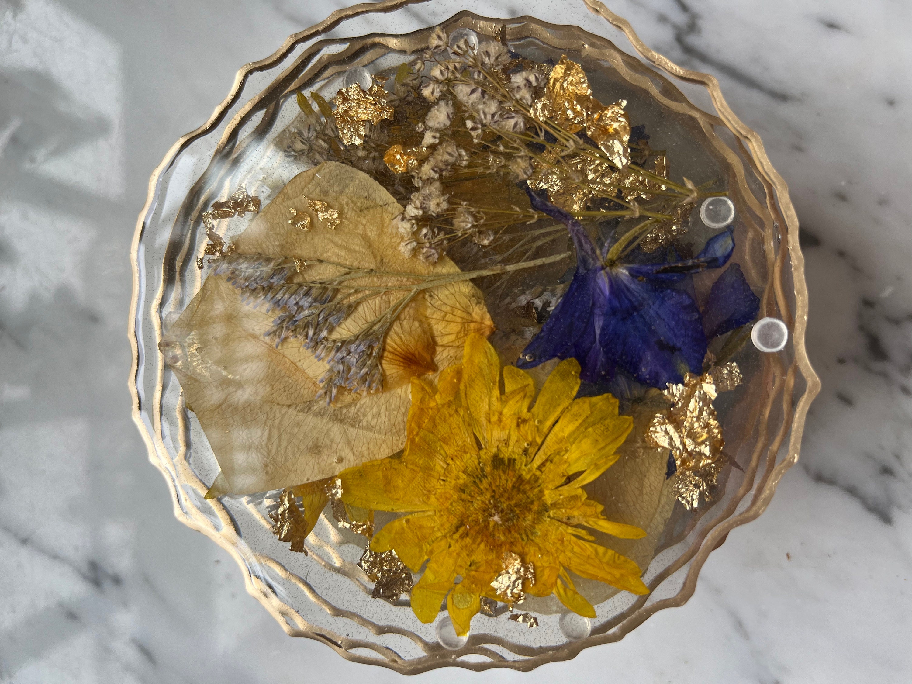 Preserved flowers from Elena's etsy review