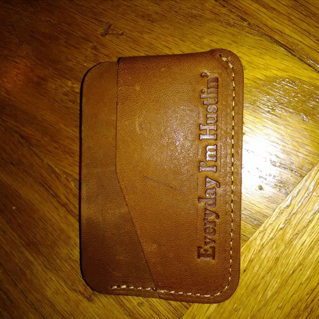 Gifts for Him- Minimalist Wallet-Personalized Leather Front Pocket Wallet-Compact and Slim Full Grain Leather-Christmas-The Charleston