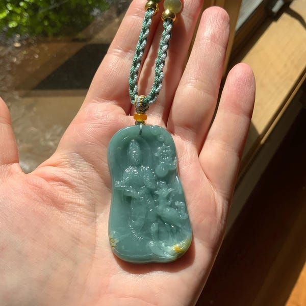Sing's Jewelry | Jewelry | Certified Natural A Jade Jadeite Phoenix Mandarin Duck Flower Pendant Necklace 6349d94f0a6a8619be9f3100