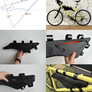 ジッパー付きカスタムフレームバッグ | 三角形バッグ | 自転車