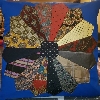 necktie memory pillow pattern
