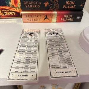 TOG Tandem Read Guide Bookmark Empire of Storms &amp; Tower of Dawn Throne of Glass Series Sarah J ...