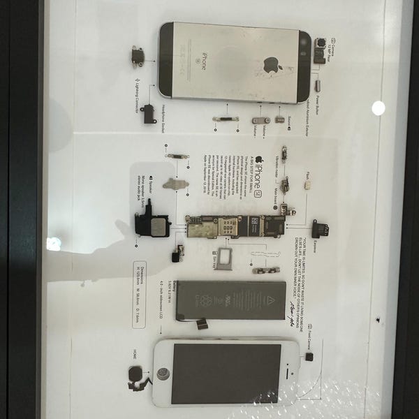 IPhone SE Frame Template, iPhone Teardown, Framed Iphone, iPhone Wall ...